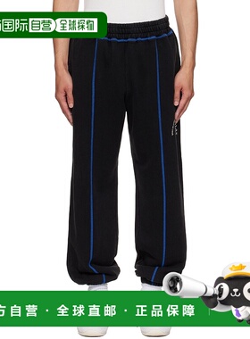 1h可退 潮奢 Tom Ford 汤姆 福特 男士 黑色 Circle Logo 运动裤