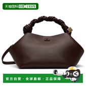 潮奢 手提包 GANNI 女士 1h可退 Bou 甘尼 棕色小号 A5906