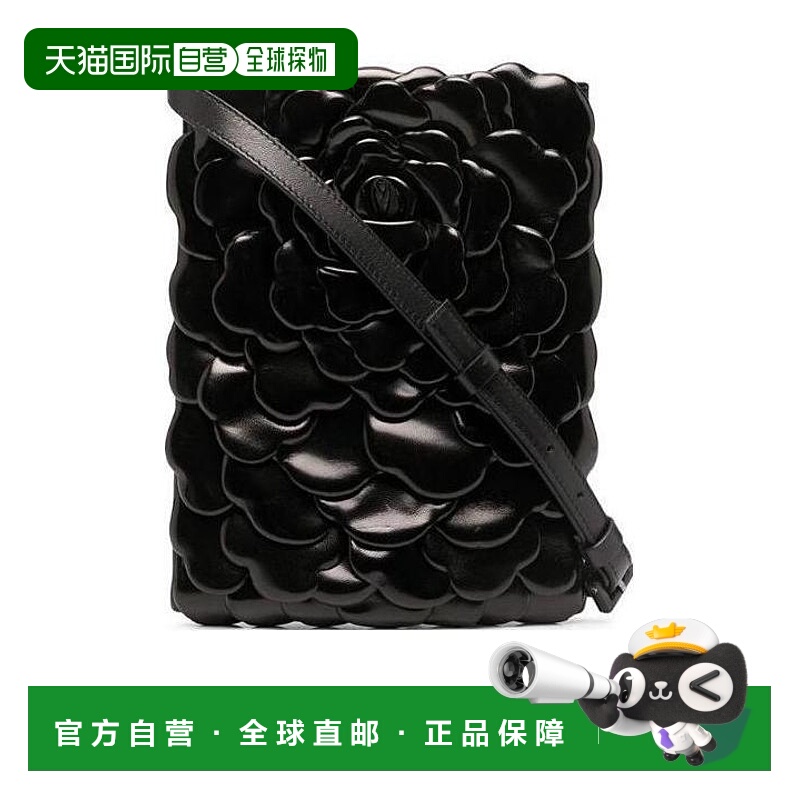 1h可退 VALENTINO 女士单肩包 UW0B0I01JBZ0NO SS2022 黑色斜挎包
