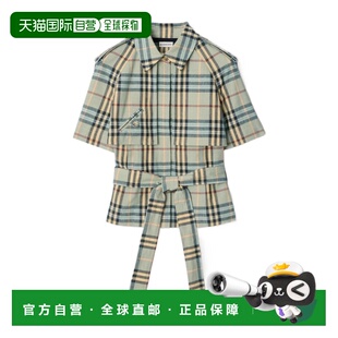 BURBERRY 女士连衣裙 81186001 SS2026 花色 短款格纹衬衫