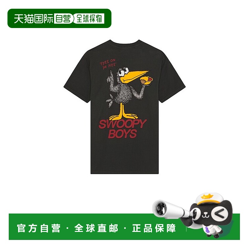 1h可退 潮奢 Roark 男士 Swoopy 男孩T恤 RT1326BLK男装