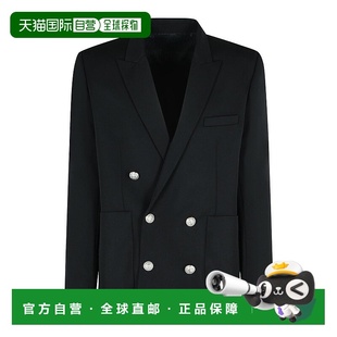 FH1SG160WC090PA AW2025 黑色 BALMAIN Virgin 夹克 Black 男士