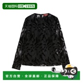 MAX AW2025 MARA 1h可退 女士衬衫 6266015406001 黑色 天鹅绒刺T