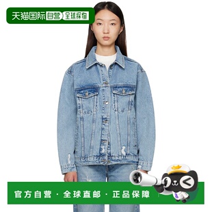 1h可退 潮奢 ANINE BING 女士 蓝色 Rory 牛仔夹克 A017052435
