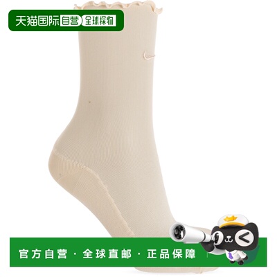 NIKE 女士袜子 SK00090838 SS2026 米白色 Socks with耐克logo