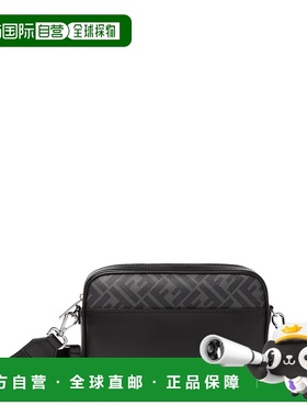 FENDI 男士斜挎包 7M0286AJF0F0GXN AW2025 黑色 Camera Case Squ