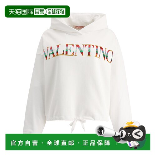 VALENTINO 女士卫衣 XB3MF16H7210BO AW2022 白色【付后1h可退】