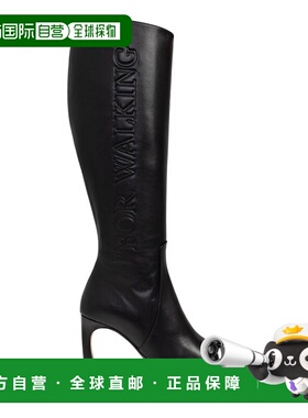 1h可退 潮奢 off-white 女士 黑色 For Walking Loop 高筒靴 OWIE