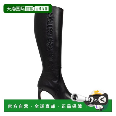 1h可退 潮奢 off-white 女士 黑色 For Walking Loop 高筒靴 OWIE