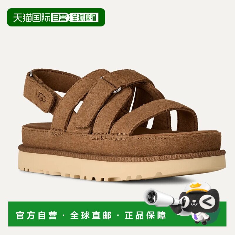 UGG夏季新款女士时尚舒适纯色魔术贴金星格里姆休闲凉鞋厚底图片