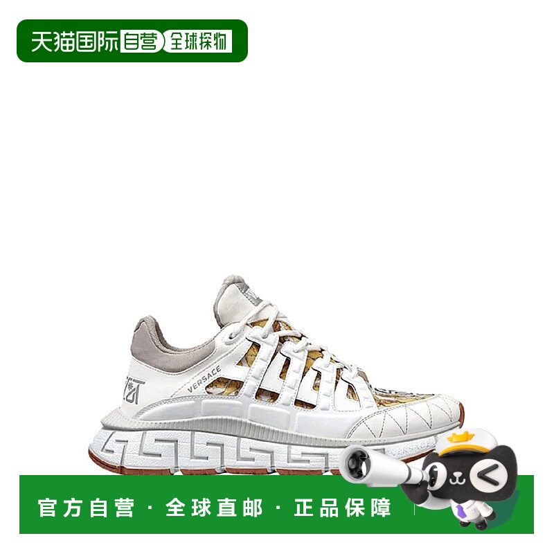 1h可退 VERSACE 男士运动鞋 DSU8094D16TCGBIANCO SS2025范思哲