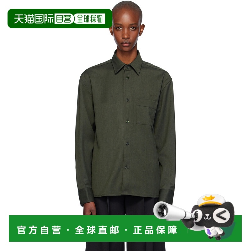 1h可退 潮奢 Filippa K 女士 绿色 Boxy 衬衫 29934
