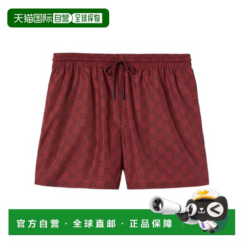 GUCCI 男士泳装 787899XHAI66417 SS2026 红色 COSTUMI DA BAGNO