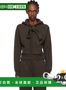 1h可退 潮奢 J.W. Anderson 女士 棕色 Tied Bow 连帽衫 JW0244PG