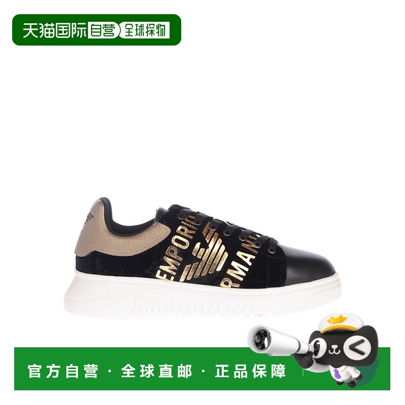 1h可退 EMPORIO ARMANI 男士运动鞋 X4X264XM042BLACK SS2022