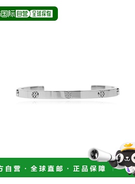 TORY BURCH 女士手链手镯 1716550020 SS2026 银色 Brass bracele