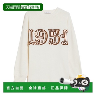 1366215206040 女士针织衫 AW2025 白色 MAX 羊毛和羊绒套衫 MARA