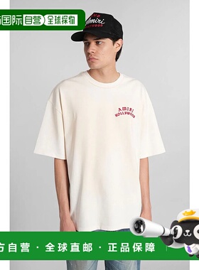1h可退 AMIRI 男士T恤 423480AMJYTE1204 AW2025 浅棕色 Amiri T-