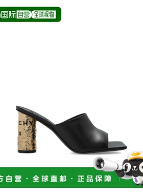 GIVENCHY 女士高跟鞋 BE30AFE1J7001 SS2026 黑色 Leather Sandal