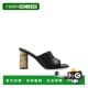 Leather GIVENCHY Sandal SS2026 黑色 女士高跟鞋 BE30AFE1J7001