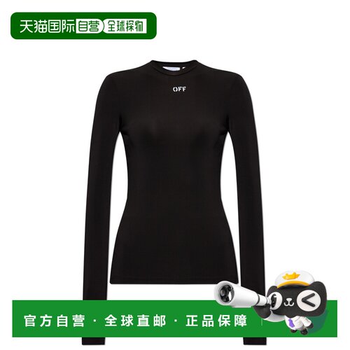 OFF-WHITE 女士T恤 2FB00647T0W003 AW2026 黑色 Long-sleeve top