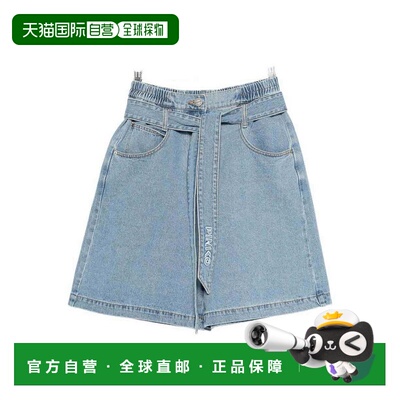 PINKO 女士短裤 106258A3A9PJD SS2026 蓝色 Denim Shorts With W