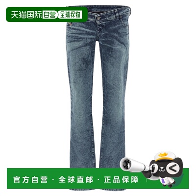 DIESEL 女士牛仔裤 A21643007DI01 AW2025 蓝色喇叭裤