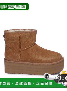 UGG 女士靴子 1134991CHESNUT AW2025 棕色 W Classic Mini Platf