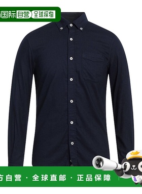 1h可退 潮奢 Altea 男士 纯色衬衫 blue蓝色 舒适时尚