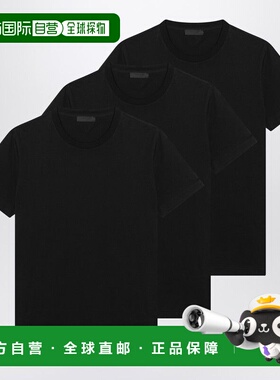 PRADA 男士T恤 UJM49211CDF0002 SS2026 黑色
