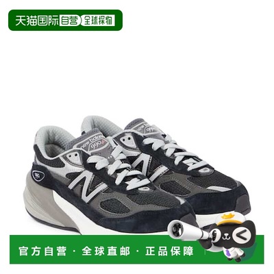 1h可退 潮奢 New Balance  男童 990v6 Junior 绒面革运动鞋童鞋