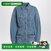 浅蓝牛仔迷你连衣裙 1h可退 260WCA0048DDS Attico 女士 潮奢 The