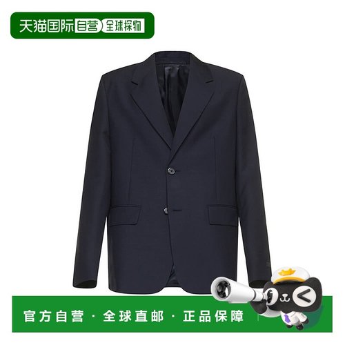 PRADA 男士西服 UGM1691P3ZF0008 AW2023 花色 Bleu Jacket外套