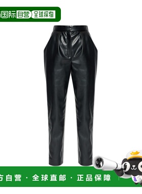 BALMAIN 女士休闲裤 FF0PN190XH820PA CO 黑色 Balmain high-wais