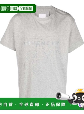 GIVENCHY 男士T恤 BM71KQ3YJ9055 CO 白色 Cotton t-shirt by Giv