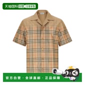 男士 衬衫 8119159SANDIPCHECK BURBERRY SS2026 浅棕色