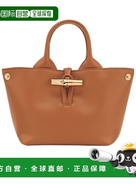 LONGCHAMP 女士手提包 10278HGCM19 AW2025 棕色 Le Roseau XS 手