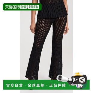 女士 Gayla 钩花长裤 1h可退 舒适时尚 Minkpink black黑色 潮奢