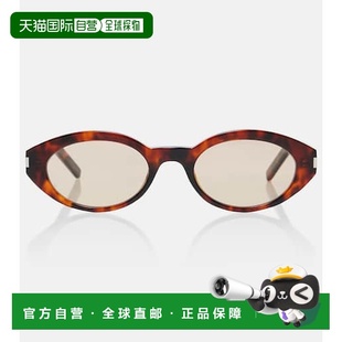 Laurent 圣罗兰 女士 1h可退 567 Saint 椭圆形太阳眼镜 潮奢