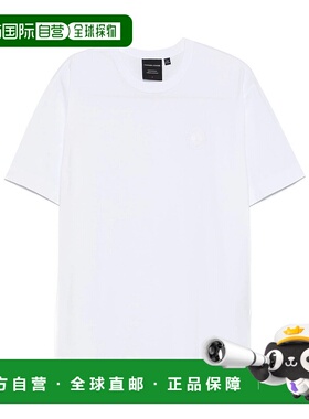 CANADA GOOSE 男士T恤 1401M99025 AW2025 白色 logo T 恤上衣