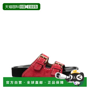 女士凉鞋 MARANT SD0118FAB2B11S70SRSCARLETRED ISABEL 1h可退