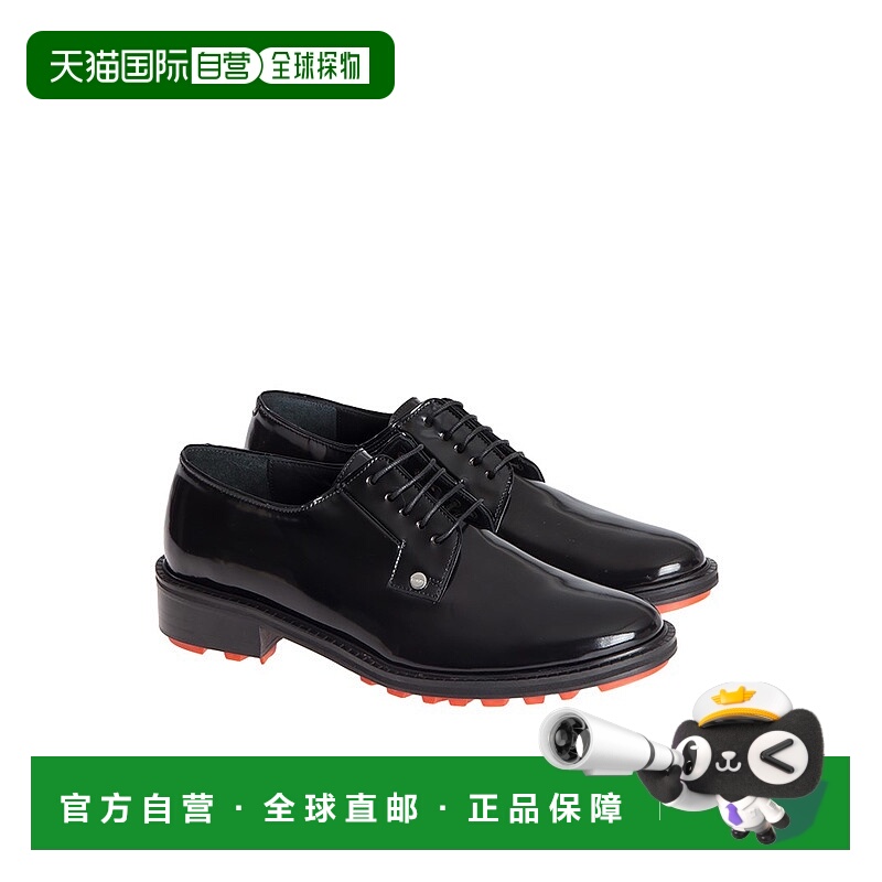 1h可退 KENZO 女士休闲鞋 L612L025399 AW2017 黑色 Derby Shoes