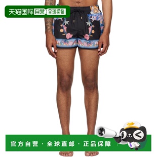 1h可退 潮奢 versace 范思哲 男士 黑色 & 蓝色 Coral Theatre 泳