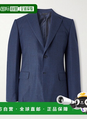 1h可退 潮奢 Brioni 布里奥尼 男士 Trevi 修身细格纹羊毛西装外