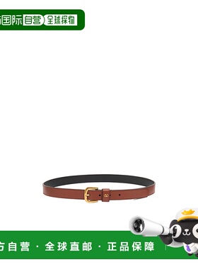 VALENTINO 男士腰带 YT0SD7DHPWU2 SS2025 棕色 VLOGO腰带皮带