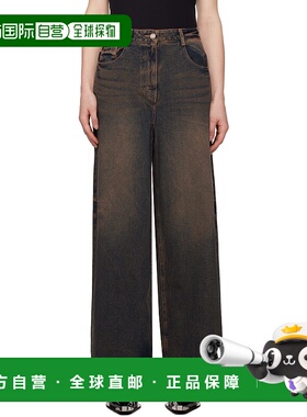 1h可退 潮奢 Juun.J 女士 蓝色 Loose Fit Dirty Washed 牛仔裤 J