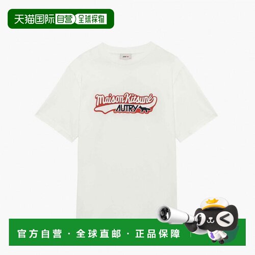 AUTRY 女士T恤 TSPXMK2WWHITE AW2025 白色 T-SHIRT M KITSUNE