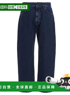 Lc23 男士牛仔裤 P511DARKBLUE AW2022 黑色 Logo denim jeans