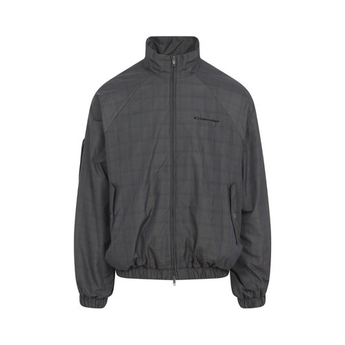 BALENCIAGA 男士夹克 843937TSO401460 CO 灰色 Nylon Jacket Wit