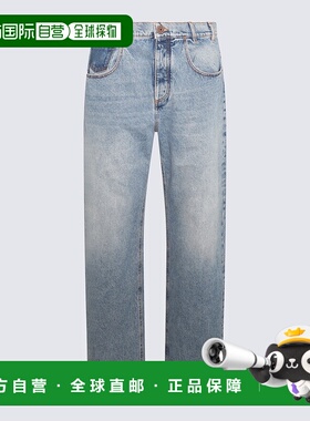 BALMAIN 男士牛仔裤 BH1ML062DD65SHY AW2023 蓝色 BALMAIN JEANS